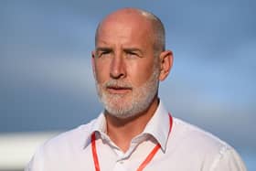 Larne manager Gary Haveron. (Photo by Charles McQuillan/Getty Images)