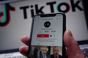 The official Tiktok page for 10 Downing Street on the TikTok app on an iPhone screen.