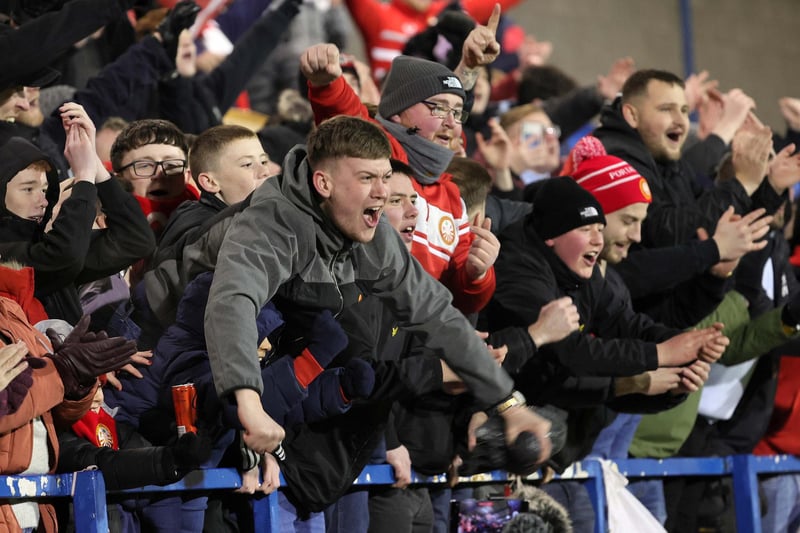 It's fair to say Portadown fans of all ages were quite rightly ecstatic after the 1-0 semi-final win against rivals Glenavon