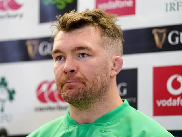 Ireland’s Peter O’Mahony during a press conference at the Aviva Stadium, Dublin