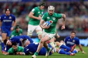 Mack Hansen has been recalled for Ireland's Rugby World Cup clash with Tonga. PIC: Steven Paston/PA