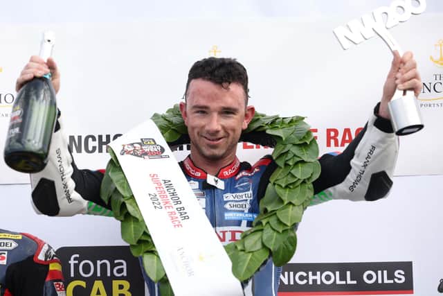 Glenn Irwin is the man to beat in the Superbike class at the North West 200