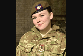 Jaidyn was an army cadet, with the force stating she will be "fondly remembered as an exceptional young leader". Photo: 2nd NI Bn Army Cadet Force