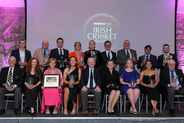 Winners at the Irish Cricket Awards. PIC: Cricket Ireland
