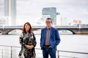The Belfast hub of global tech company Bazaarvoice is growing, with 30 new roles added to the Northern Ireland operation over the past year. Pictured are Bronagh Gaillard, Belfast site leader and Simon Loxham, VP, client experience and UK product development site leader