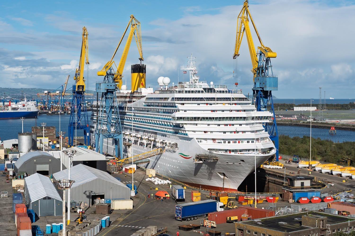 Project Work 2 Image 'Warm welcome': Belfast shipyard secures £40m cruise ship refurbishment ...