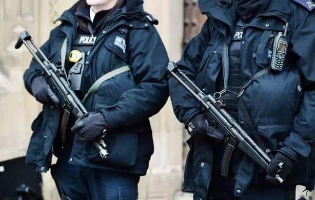 Generic image of armed police officers