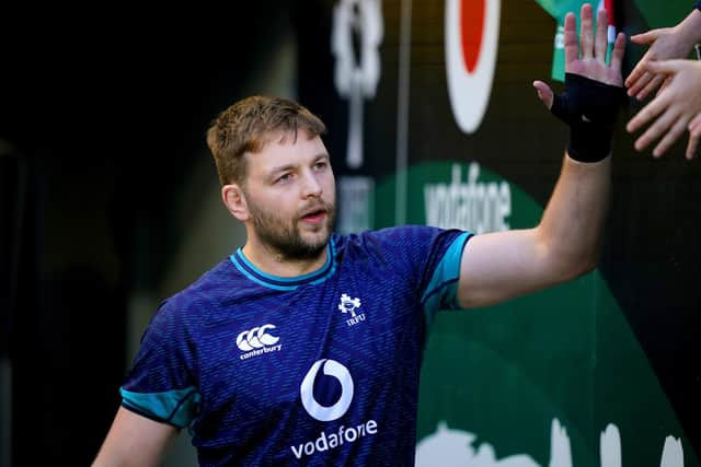 Ireland's Iain Henderson is in contention for Saturday's Guinness Six Nations clash with England after training on Tuesday