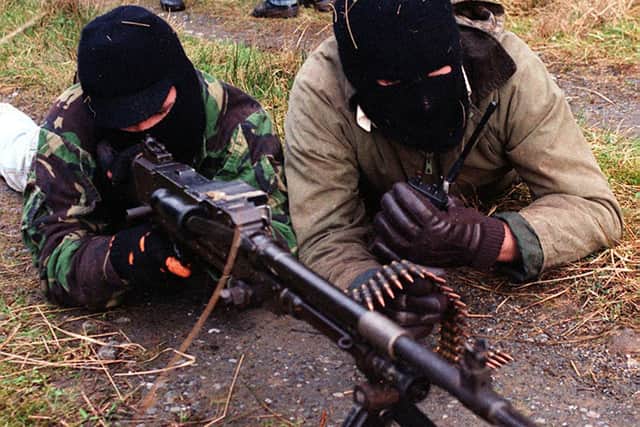 An IRA active service unit on the South Armagh border.