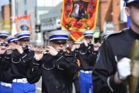 Junior Orange parade from Ballynafeigh Orange Hall in south Belfast, eastward to Cregagh Youth and Community Centre, in East Belfast.
Picture By: Arthur Allison/Pacemaker Press.