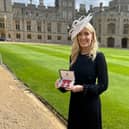 Leona O’Neill who is a solicitor consultant with Legal Services (DLS) Team at Business Services Organisation in Belfast received her MBE from the Princess Royal at an Investiture at Windsor Castle on Wednesday, March 20