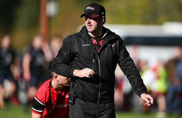 City of Armagh head coach Chris Parker. (Photo by City of Armagh RFC)