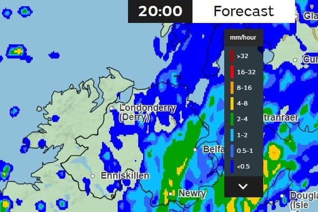 The Met Office's rainfall prediction