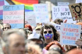 Trans rights groups were involved in a 'co-design' of NI gender identity services.  Photo credit should read: Lesley Martin/PA Wire