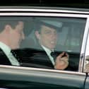 Then Prime Minister Tony Blair (right) and his press secretary Alastair Campbell, leave his home in Islington, north London. Photo by Martyn Hayhow. See PA Story POLITICS Blair.