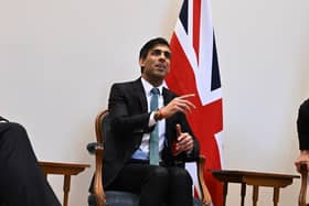Rishi Sunak leads a Conservative and Unionist Party which had a manifesto which promised "our laws would be made in London, Edinburgh, Cardiff and Belfast, and interpreted by judges across the United Kingdom, not in Luxembourg". Photo: Ben Stansall/PA Wire
