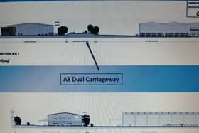 Plan for proposed DHL facility. Image: Antrim and Newtownabbey Borough Council