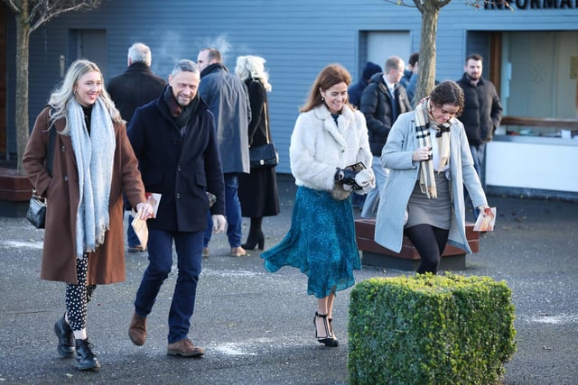 Racegoers pictured at the Metcollect Boxing Day Race meeting at Down Royal Racecourse