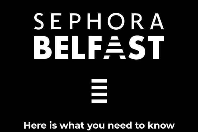 The countdown is over: Sephora UK will open its first store on the island of Ireland tomorrow (Thursday) at Victoria Square, Belfast. Credit Facebook