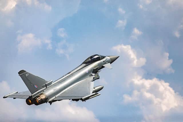 General image of an RAF Typhoon
