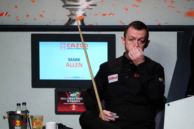 Mark Allen goes in search of winning the Northern Ireland Open for a third successive year