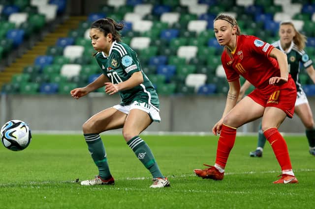 Northern Ireland's Joely Andrews is targeting a positive result against Malta in Euro 2025 qualifying this evening