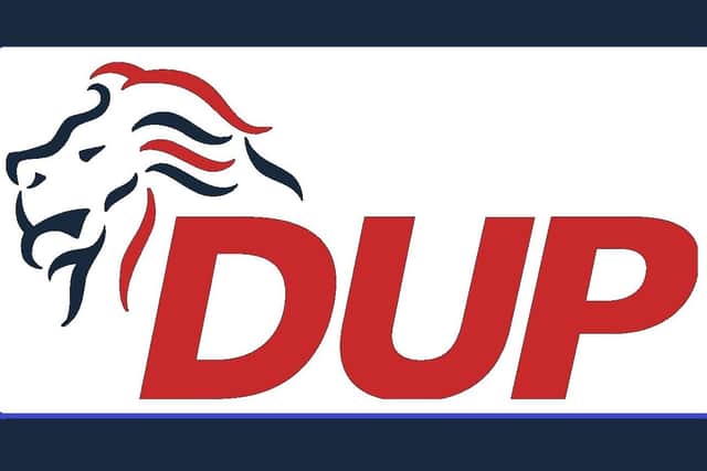 The DUP logo