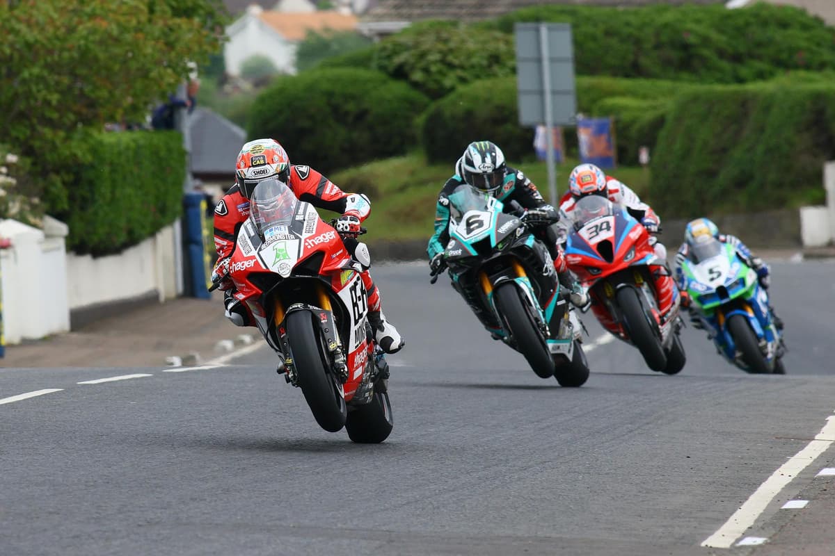 A long wait ensued until the winner of the feature NW200 Superbike race was confirmed