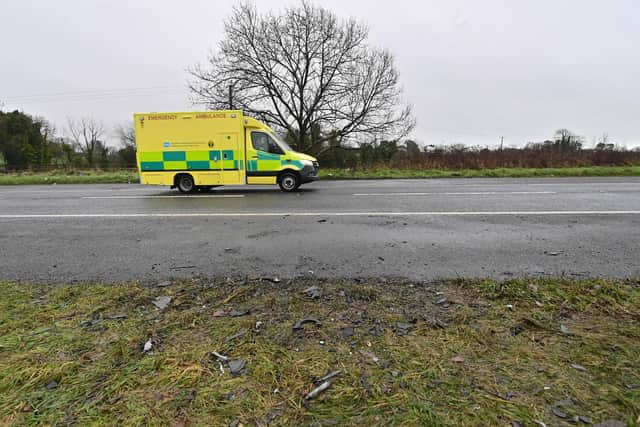 The area near Cookstown after three people  died following a two-vehicle crash on the Dungannon Road near Cookstown, County Tyrone.
Police confirmed that the drivers of the vehicles - a woman in her 80s and a man in his 20s - and a woman in her 50s, who was a passenger in one of the cars, were killed.