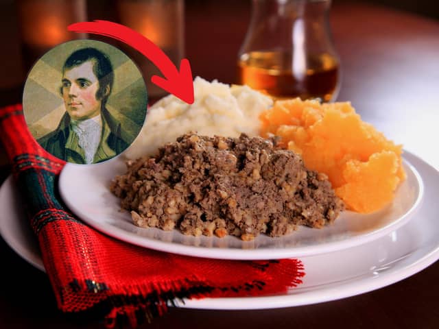 Burns Night falls on January 25 and it marks the birthday of Scotland's national poet, Robert Burns, who died in 1796.