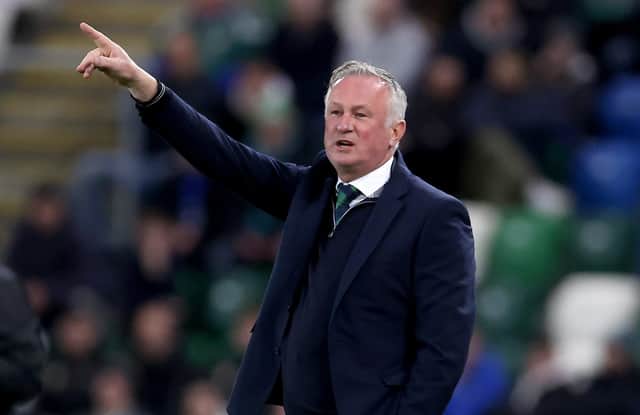 Northen Ireland manager Michael O'Neill. PIC: Liam McBurney/PA Wire.