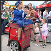 Granny Turismo - a comedy act wowing the crowds at Day Three of the Balmoral Show. Photo: Pacemaker, STEPHEN DAVISON