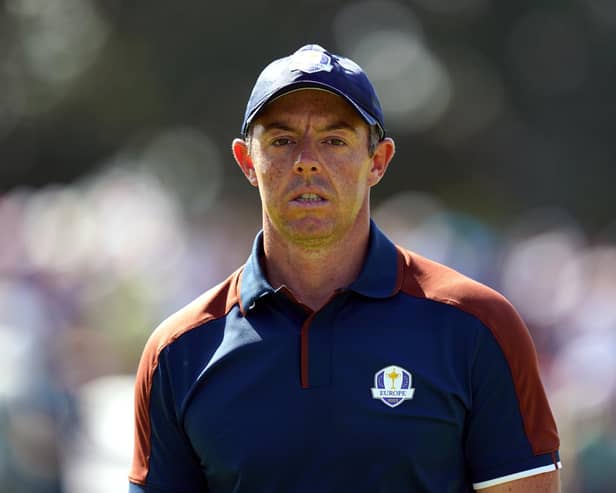 Rory McIlroy, who felt like "something had to give" as he explained his surprise decision to resign from the PGA Tour's policy board