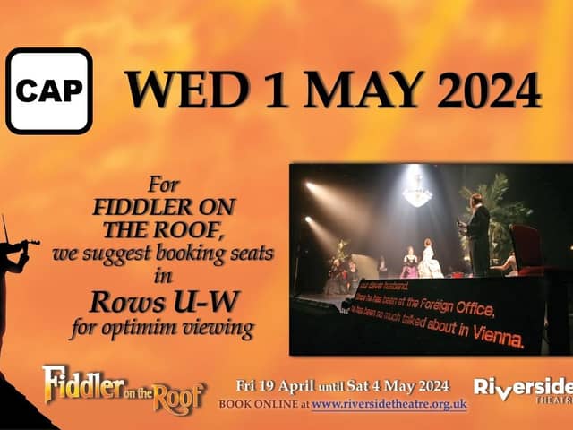 Ballywillan Drama Group became the first amateur company in NI to provide a captioned performance of their show last year. Now they are repeating the success of that initiative by staging  a captioned performance of Fiddler on the Roof on Wednesday, May 1.