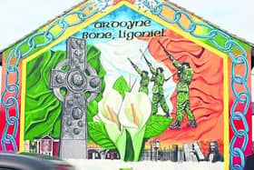 IRA mural in the Ardoyne
