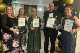 Comber Chamber of Commerce members recognised at the inaugural Funeral Awards Northern Ireland.
