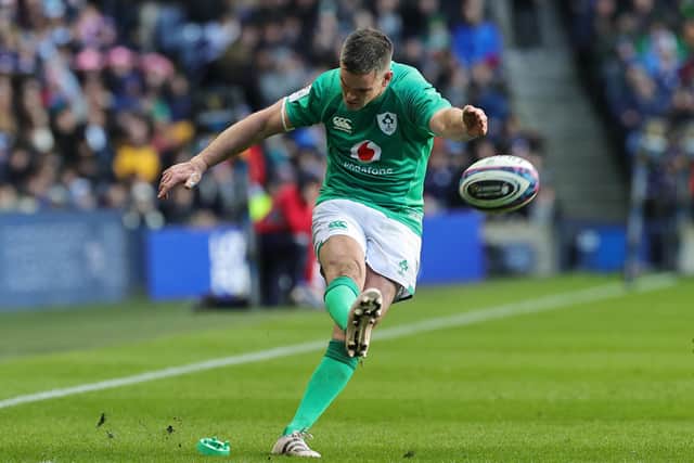 Ireland's Johnny Sexton became the joint-leading points scorer in Six Nations history during Sunday’s 22-7 win over Scotland.