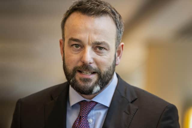 Colum Eastwood MP, leader of the SDLP, has called for a general election following Liz Truss's resignation as prime minister: Photo credit: Liam McBurney/PA Wire