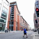 Residents of the Victoria Square apartment complex in Belfast city centre left the premises in 2019 after structural issues were found