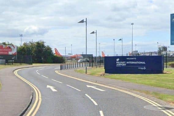 Belfast International Airport. Image by Google