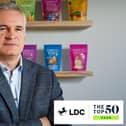 Michael Hall, founder and managing director of Craigavon-based Kestrel Foods, has been named among the UK’s Top 50 Most Ambitious Business Leaders for 2026