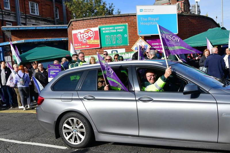 Thousands of health and social care workers in Northern Ireland have begun a 48-hour strike as part of a pay dispute.