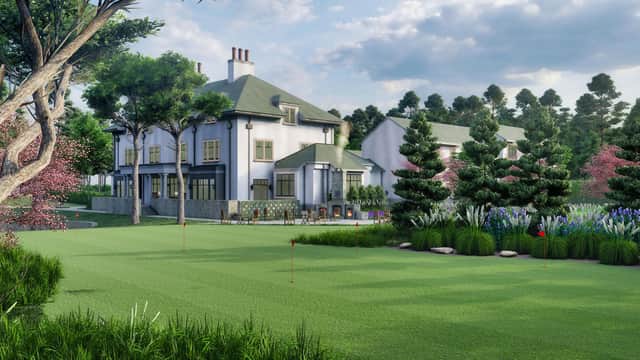 The £16.5m Dunluce Lodge, Portrush, funded by American investment, will see the creation of a 35-room luxury complex overlooking the fourth fairway at Royal Portrush Golf Club. Pictures by Maxwell & Company