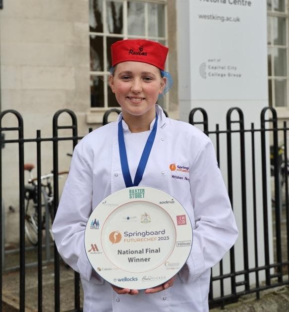 Teenager Kristen Nugent from Co Tyrone wins national cooking competition