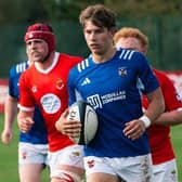 Jed Findlay on show this season for Queen's. (Photo by Queen's RFC)