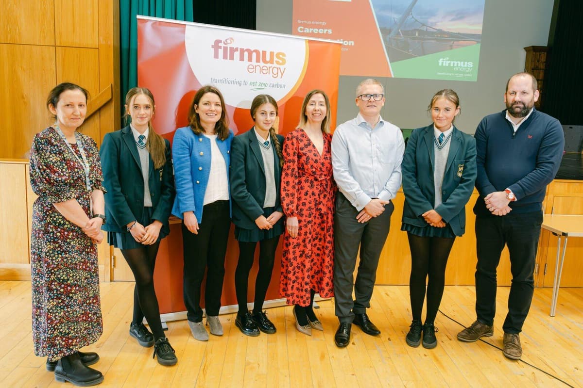 Thornhill College gives warm welcome to firmus energy