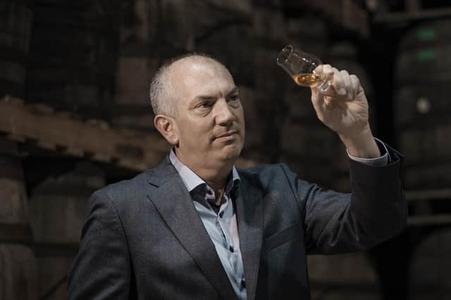 ​Co Antrim’s Old Bushmills Irish whiskey, the leading Northern Irish global brand, has broken the million-case sales mark for the very first time and been listed as a Brand Champion. Pictured is master distiller at Old Bushmills Colum Egan, an acclaimed leader within Irish whiskey