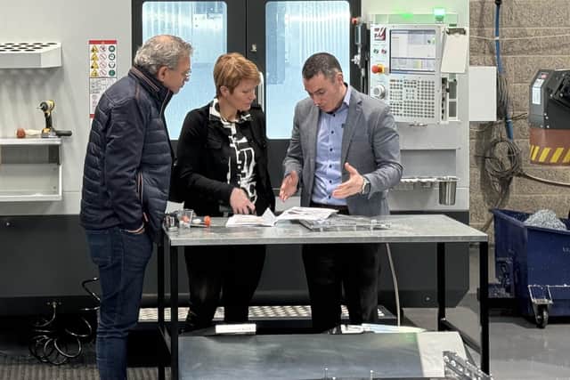 Director of operations at The Exact Group, Ronan Callan, showcased the company’s engineering prowess, knowledge and best practice processes during the visit from the Dutch TechZone delegates
