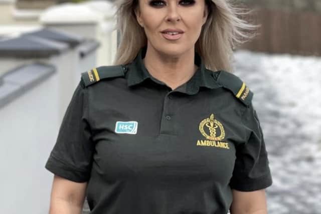 Paramedic Aisling McLaren, who has been punched in the face, subjected to attempted sexual assaults and threatened by a patient who told her they would slit her throat and drink her blood