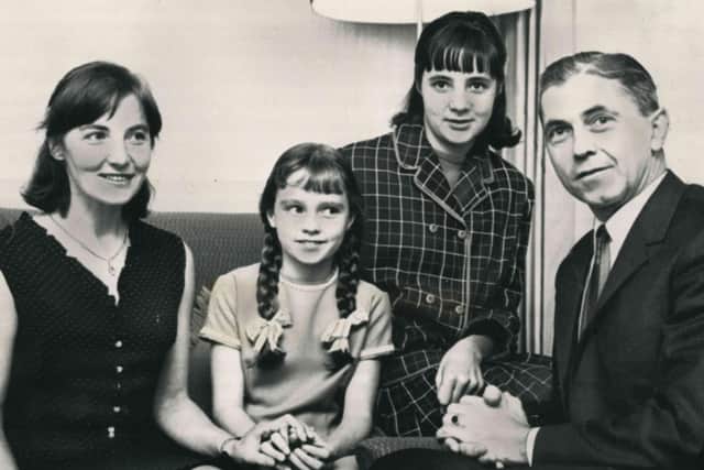 Thomas Niedermayer with wife Ingeborg and children Renate and Gabriele. Photo: News Letter